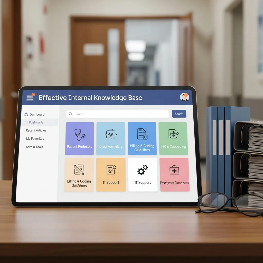 Clinic knowledge base features