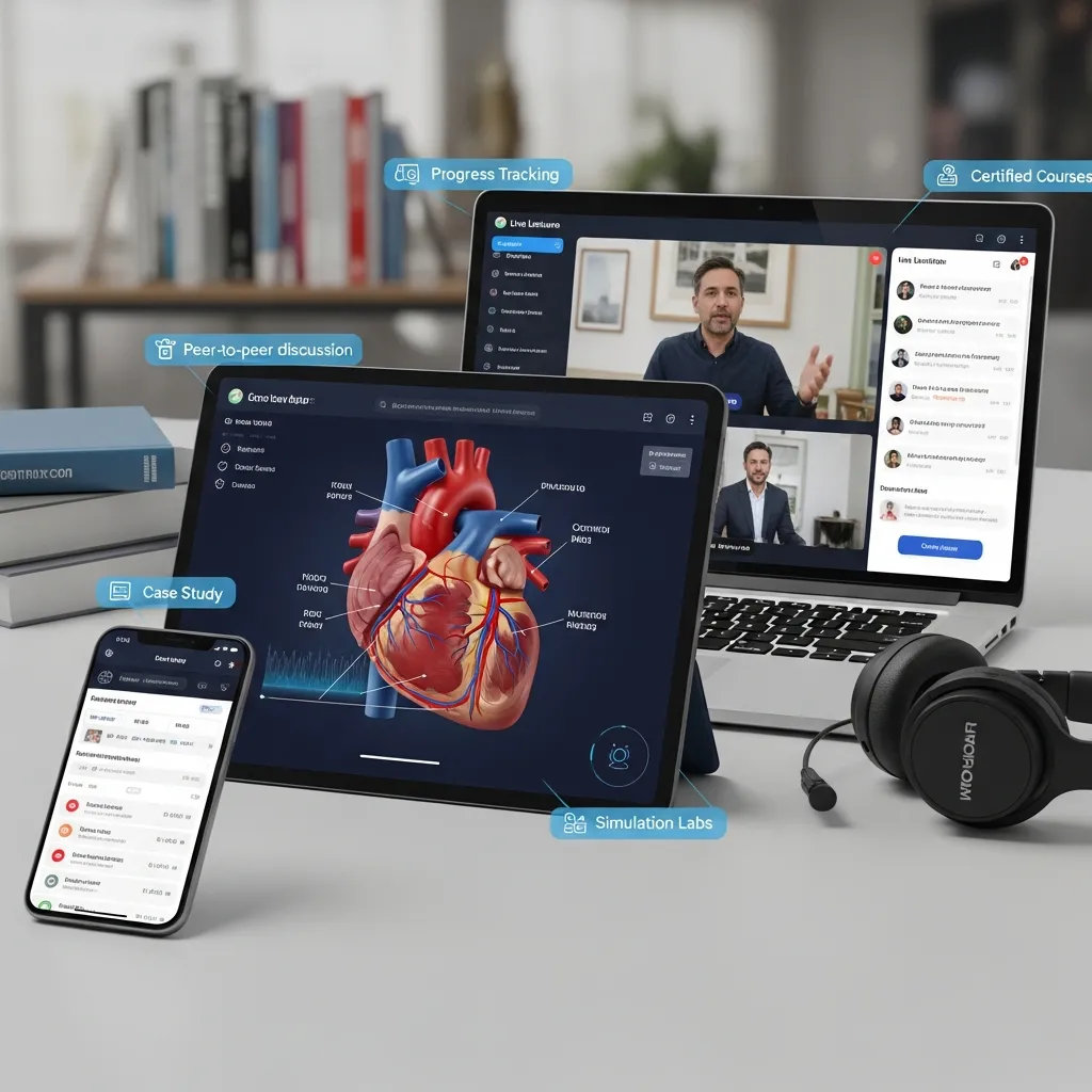 Features of medical learning platform