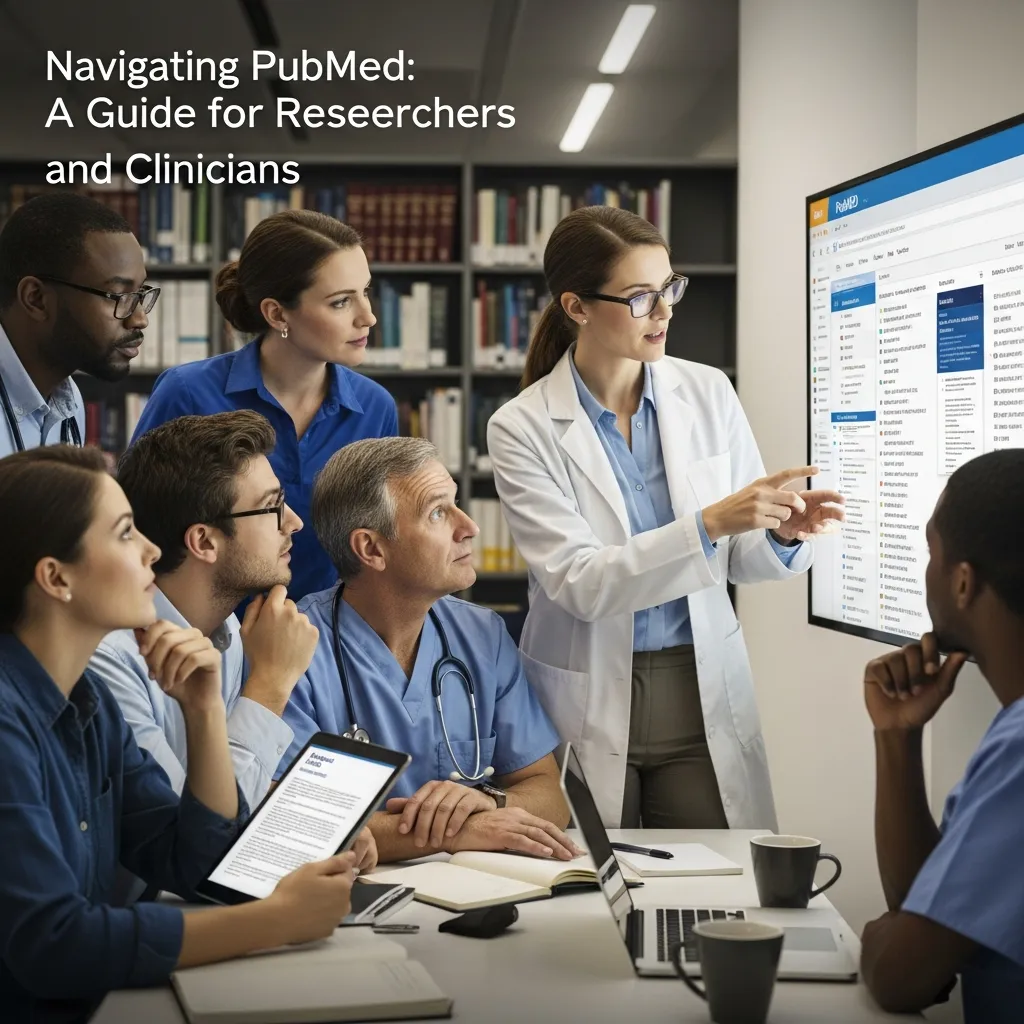 PubMed navigation guide.