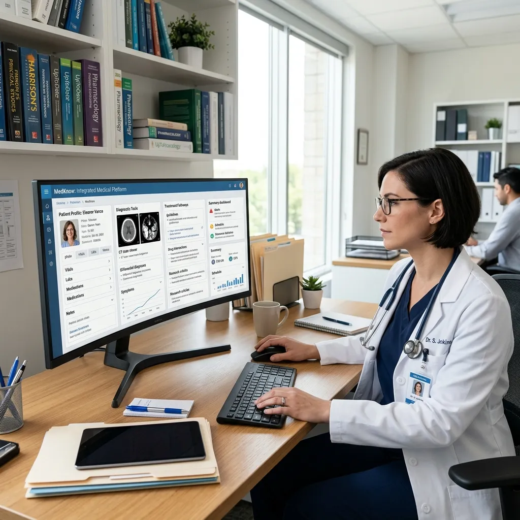 Digital medical knowledge platforms importance